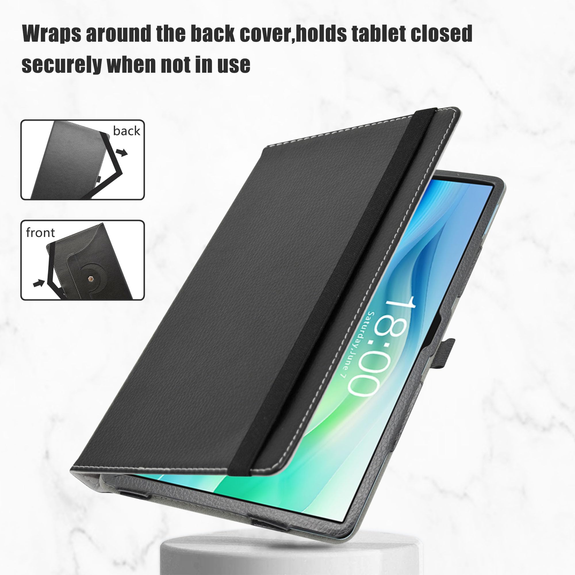 DOOGEE U11 / TECLAST P50 11-Zoll Tablet-Hülle – 360° Drehbar Mit Ständerfunktion, Lila