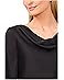 CeCe Long Sleeve Satin Cowl Neck Top - #3 of 3