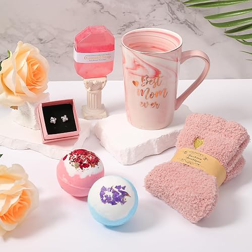 Miniatura 5 de Regalo para la mejor mamá del mundo, regalo para el día de la madre de hija e hijo, regalo de cumpleaños para mamá que habla de amor