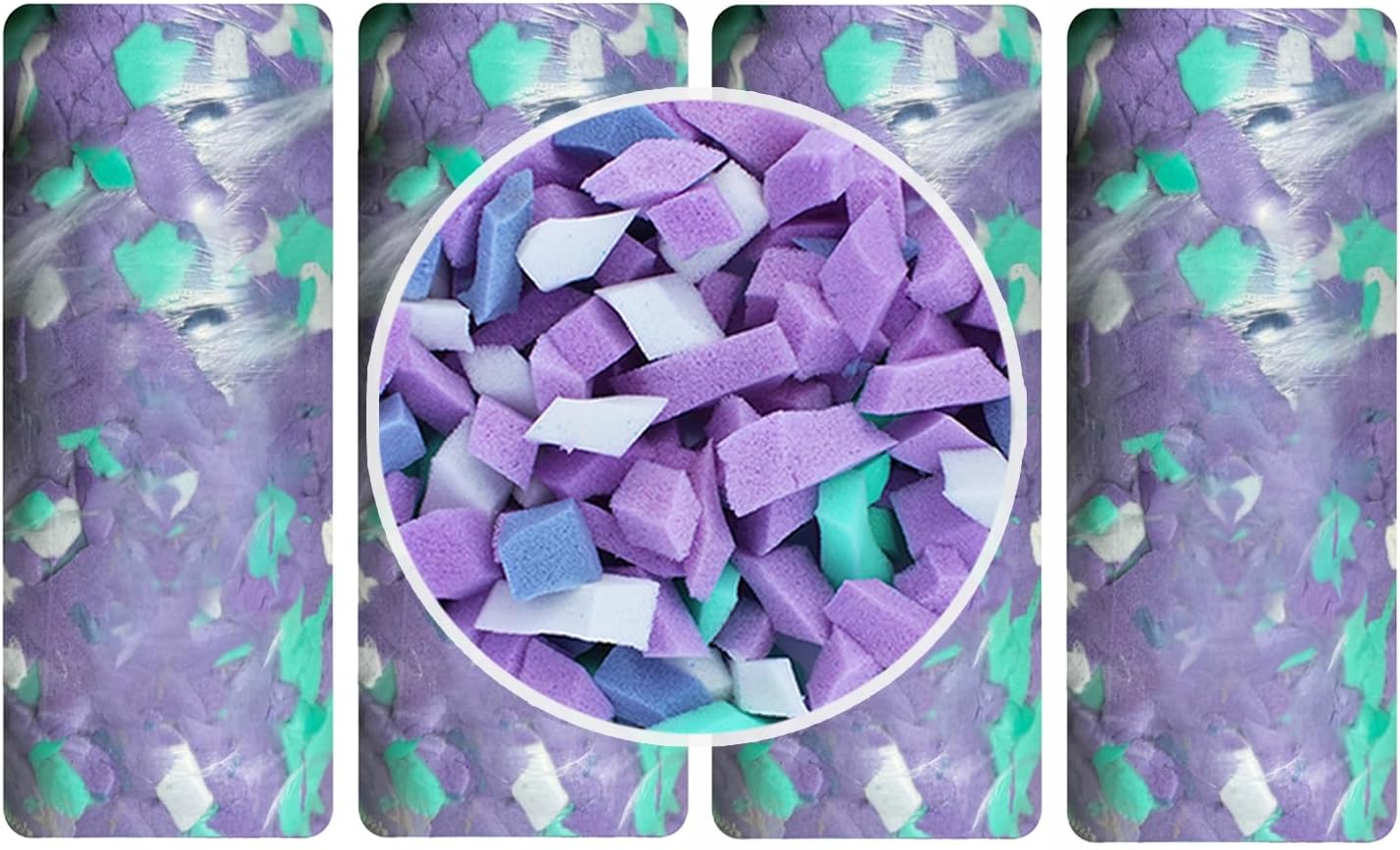 Bean Bag Filler,20lbs Shredded Memory Foam Filling for Bean Bag Filler Foam Refill for Pillow Dog Beds Chairs Cushions and Arts Crafts, Uniform Filling, Soft and Comfortable, widely Used.