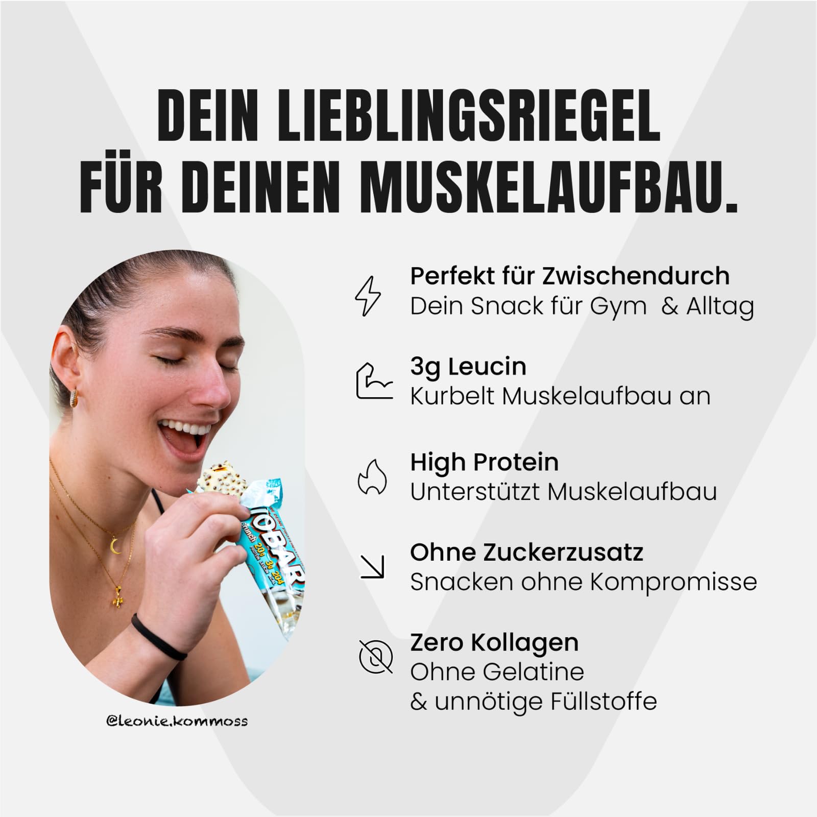 EVO SPORTS FUEL EVOBAR Milky Crisp Protein Riegel | 12 x 60g | ZERO palmöl Eiweißriegel mit 23g protein pro Bar | geprüfte Qualität | Made in Germany (1er Pack)