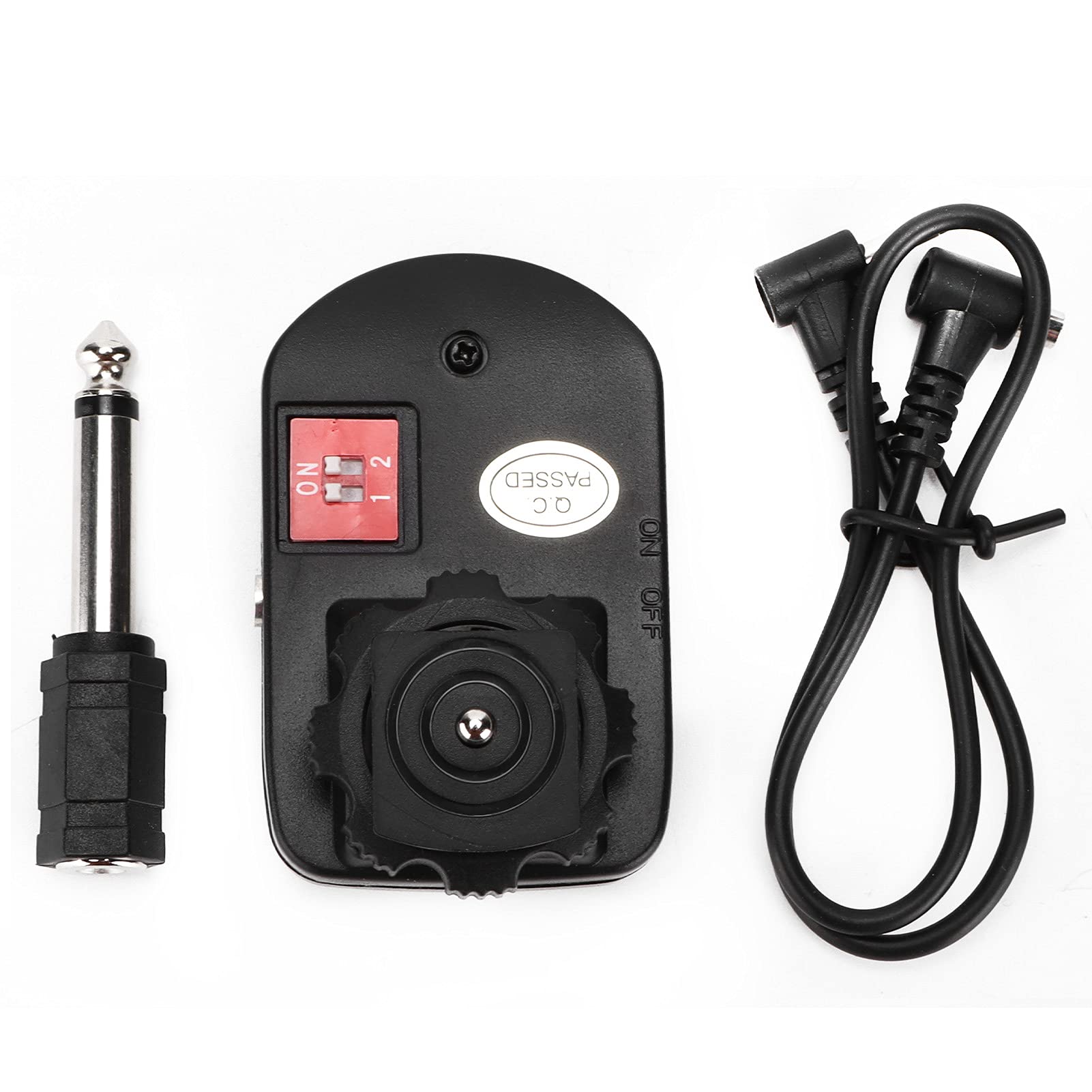 Déclencheur de Flash 4 Canaux, Récepteur de Déclenchement de Flash de Studio sans Fil avec Alimentation Secteur, adapté aux Appareils Photo, Distance de Travail de 30 M,