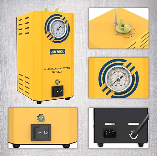 Miniatura 4 de Detector de fugas de humo, detectores de fugas de combustible automotrices, máquina de humo EVAP, probador de fugas de tubo de automóvil, probador