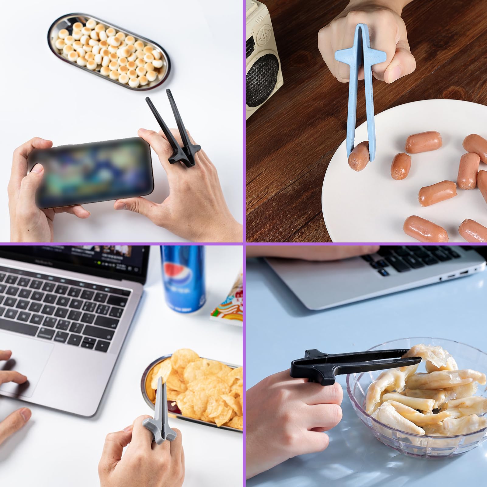 Colorful Snack Chopsticks - 9 Pairs -5