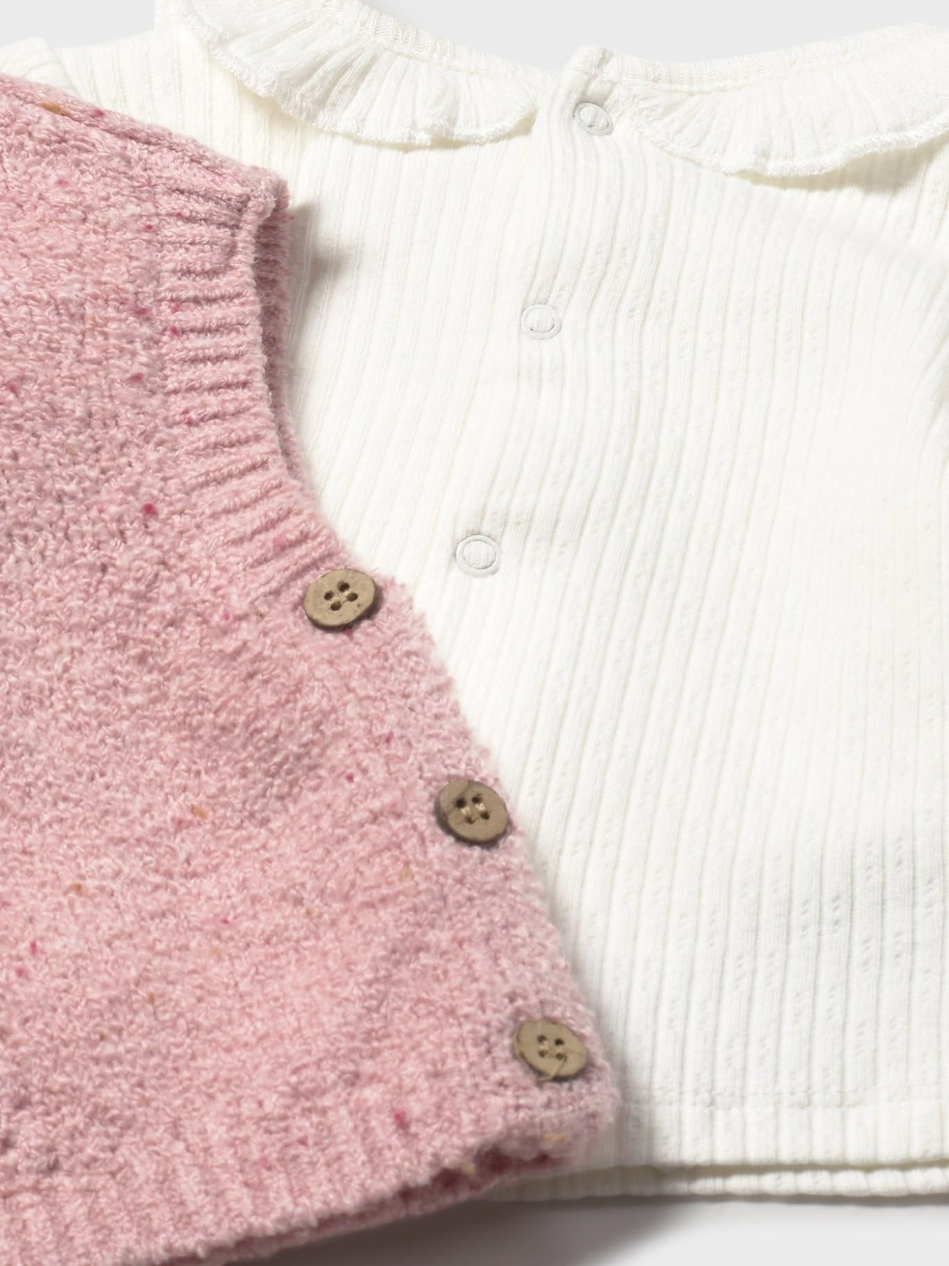 Mayoral Conj. Leggings Chaleco Tricot para bebé niña 6-9 Meses (75cm)