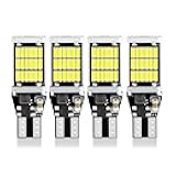 Bawkars 4 PCS T15 LED Reverse Lights, 4014 45SMD Reverse LED Light Bulb, 6500K Brightness Brake Light Turn Signal Bulbs, Universal T15 Lights for Cars, Trucks, SUVs (White)