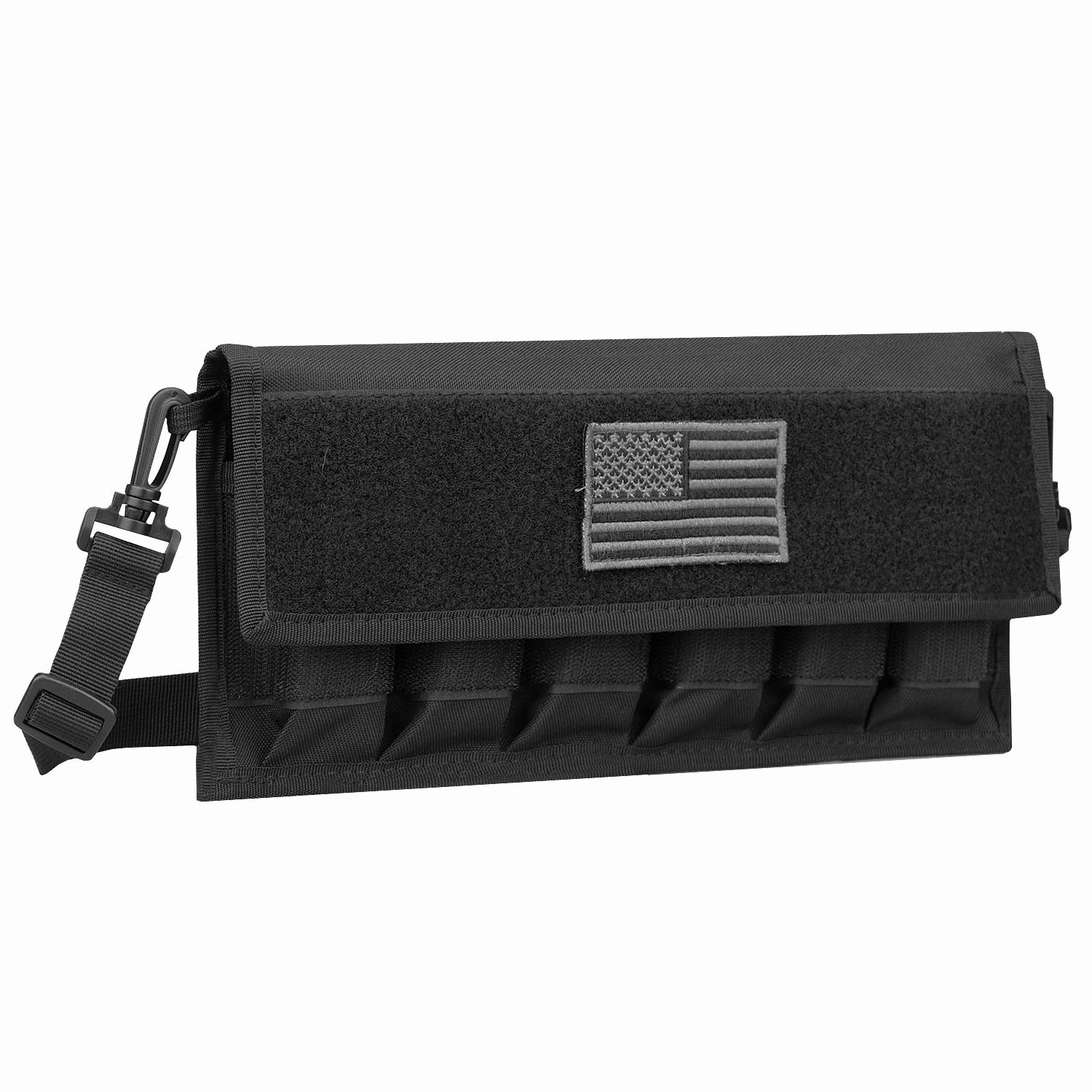 AMYIPO Tactical Gun Pistol Magazine Storage Pouch 6 Mag Holder (Only Pouch) for Training, Outdoor (Black)
