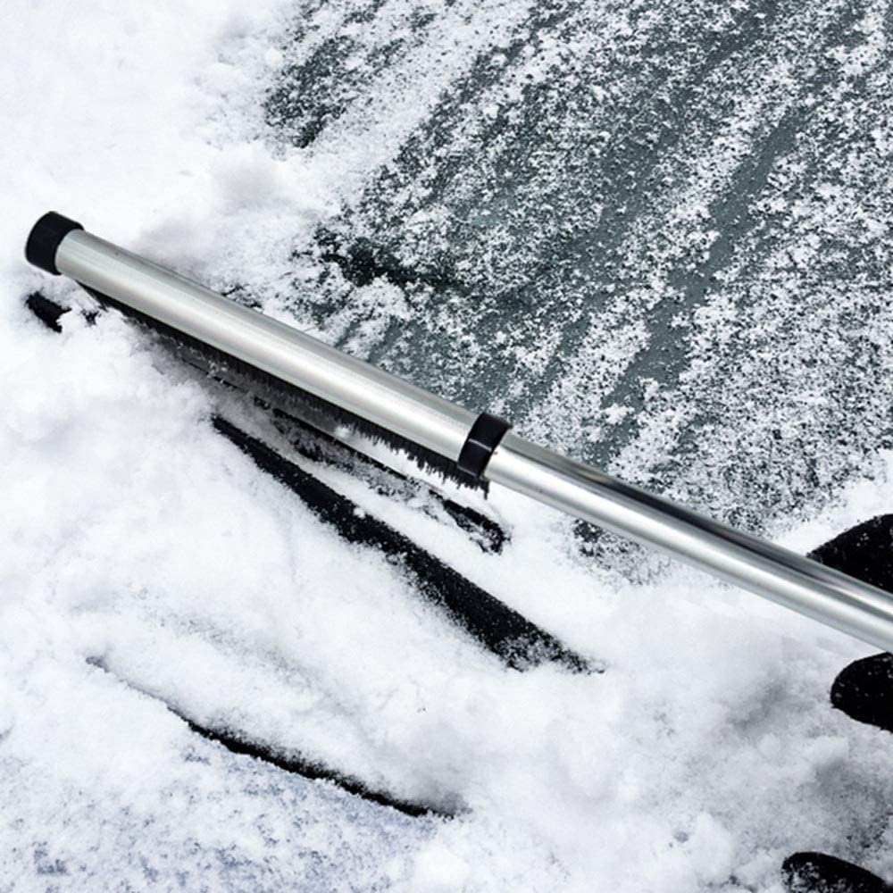 XMING Cepillo de Nieve Retractable Coche Snow Pala de Nieve Aluminio Cepillo de Nieve Pala de Hielo Coche de alicadura Heléctrico Invierno Coche Cepillo de Nieve