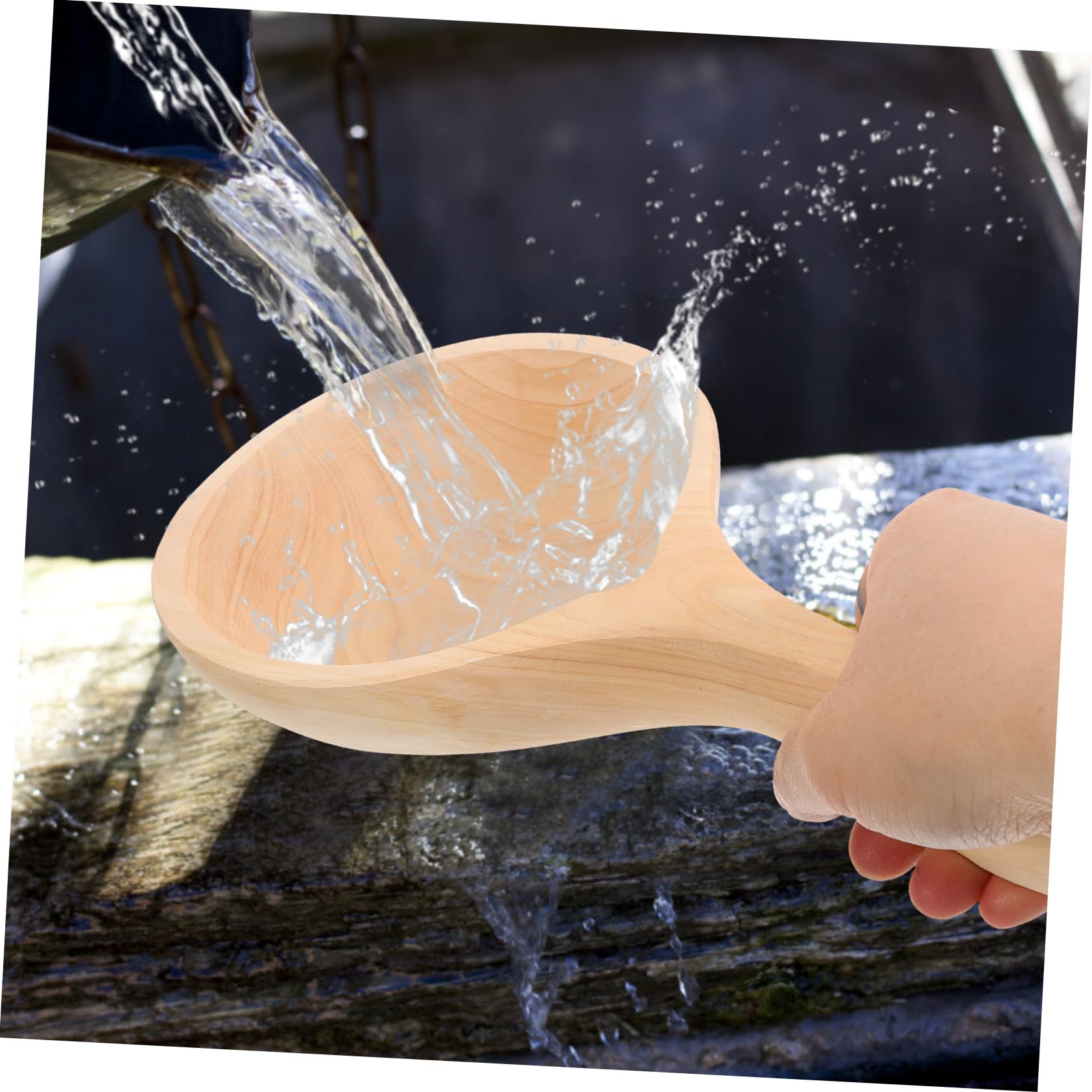 MAGICLULU 4 Uds Cuchara De Madera Cucharón De Sopa Conveniente Cucharón De Agua Cocina Cuchara De Agua Para Cocinar Cucharón De Agua Para Cocinar Utensilio De Cocina Cucharón De Madera