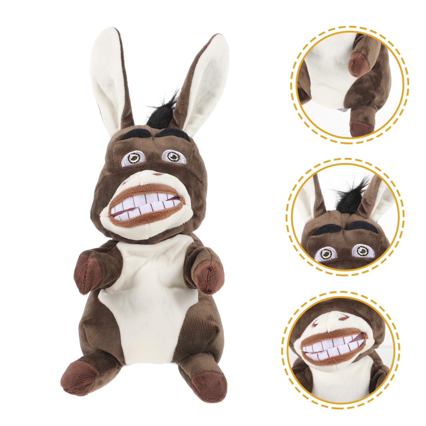 Marioneta de Mano de Burro de Peluche, 1 Pieza, Cuento