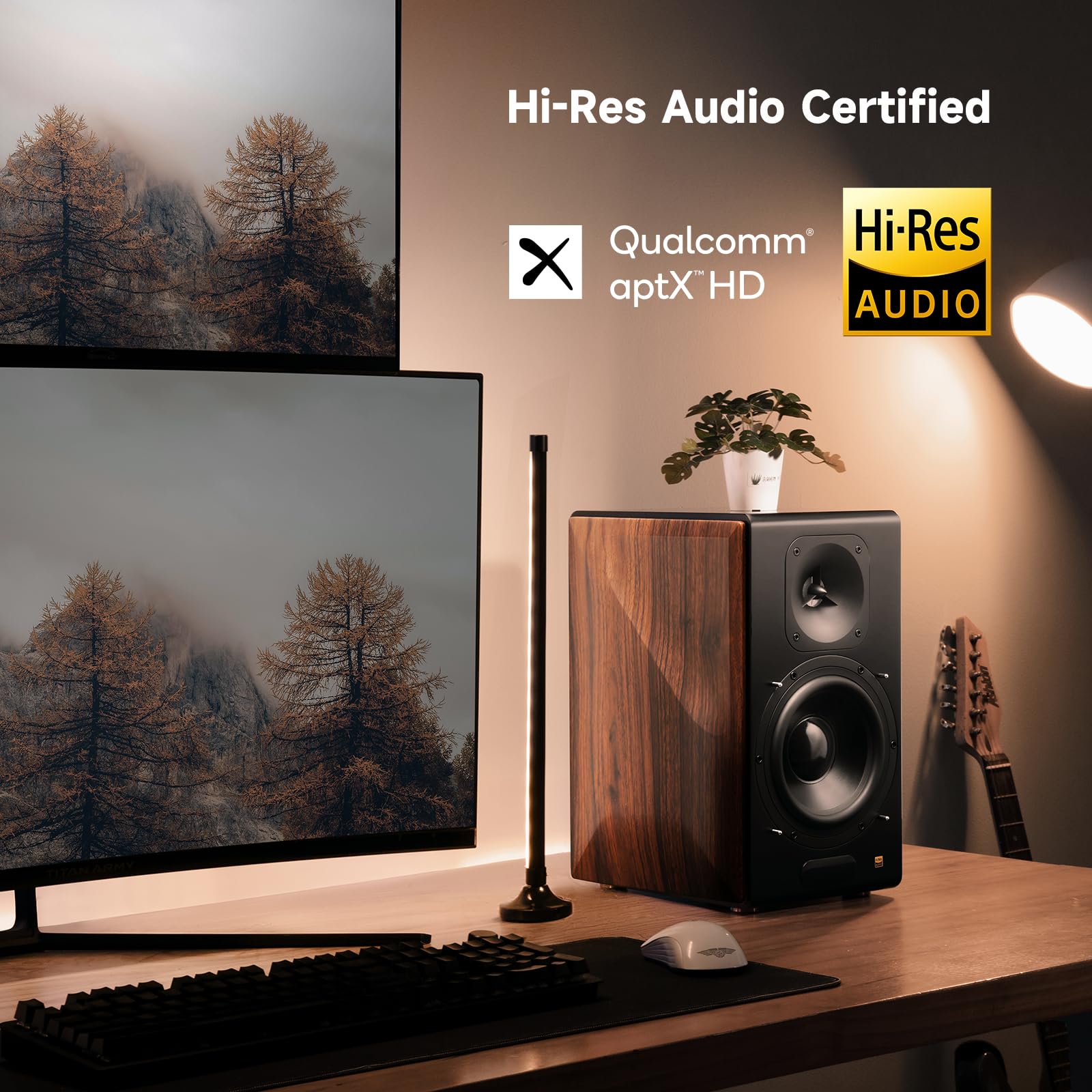 Edifier S3000MKII Sistema 2.0 Altavoces Activos de Estantería, 256W RMS, Altavoces Activos Dobles, Tweeters Magnéticos Planares, Medios de 6,5”, Sonido Hi-Fi de Alta Resolución con DSP