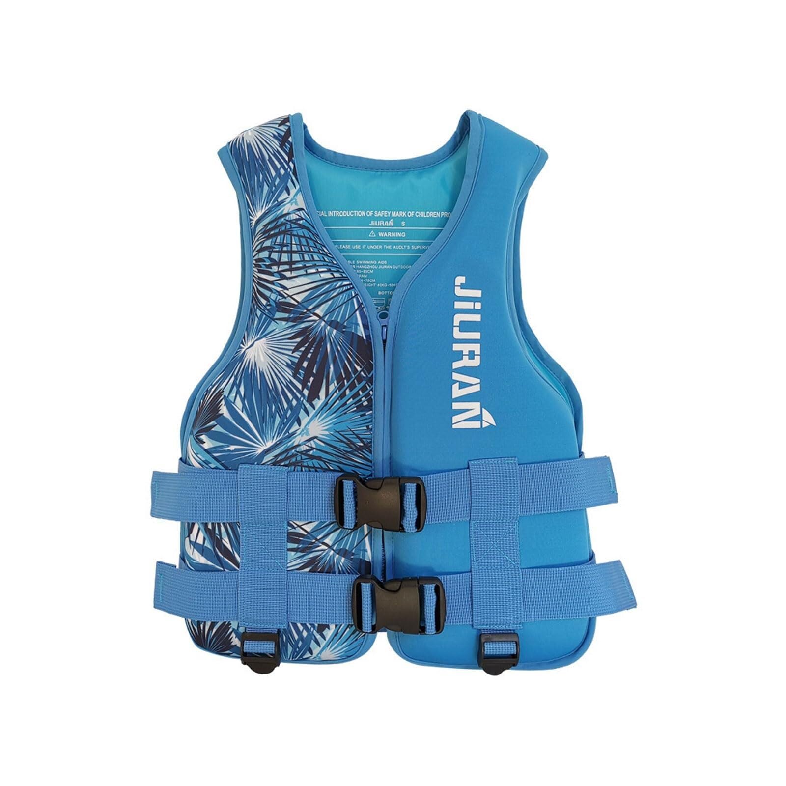 Chaleco Salvavidas Ligero for Deportes acuáticos, Chaleco de flotación Ajustable con Correas de Seguridad, Chaleco Salvavidas for Adultos for Kayak, Pesca y navegación.(Blue,XL)