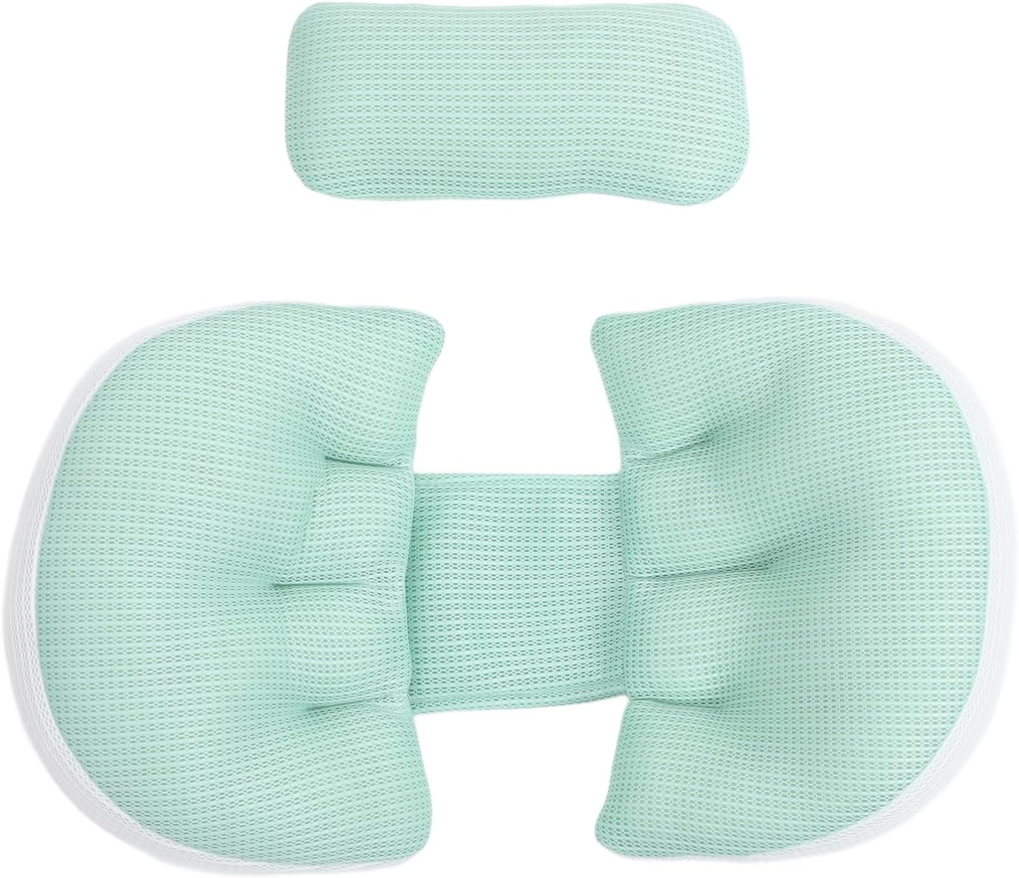 TOYANDONA 1set Maternity Pillow with Support for Pregnant Women Ergonomic Lumbar Cushion for Comfort During Sleep and Side Sleeping Breathable and Soft Design with Auxiliary Pillow