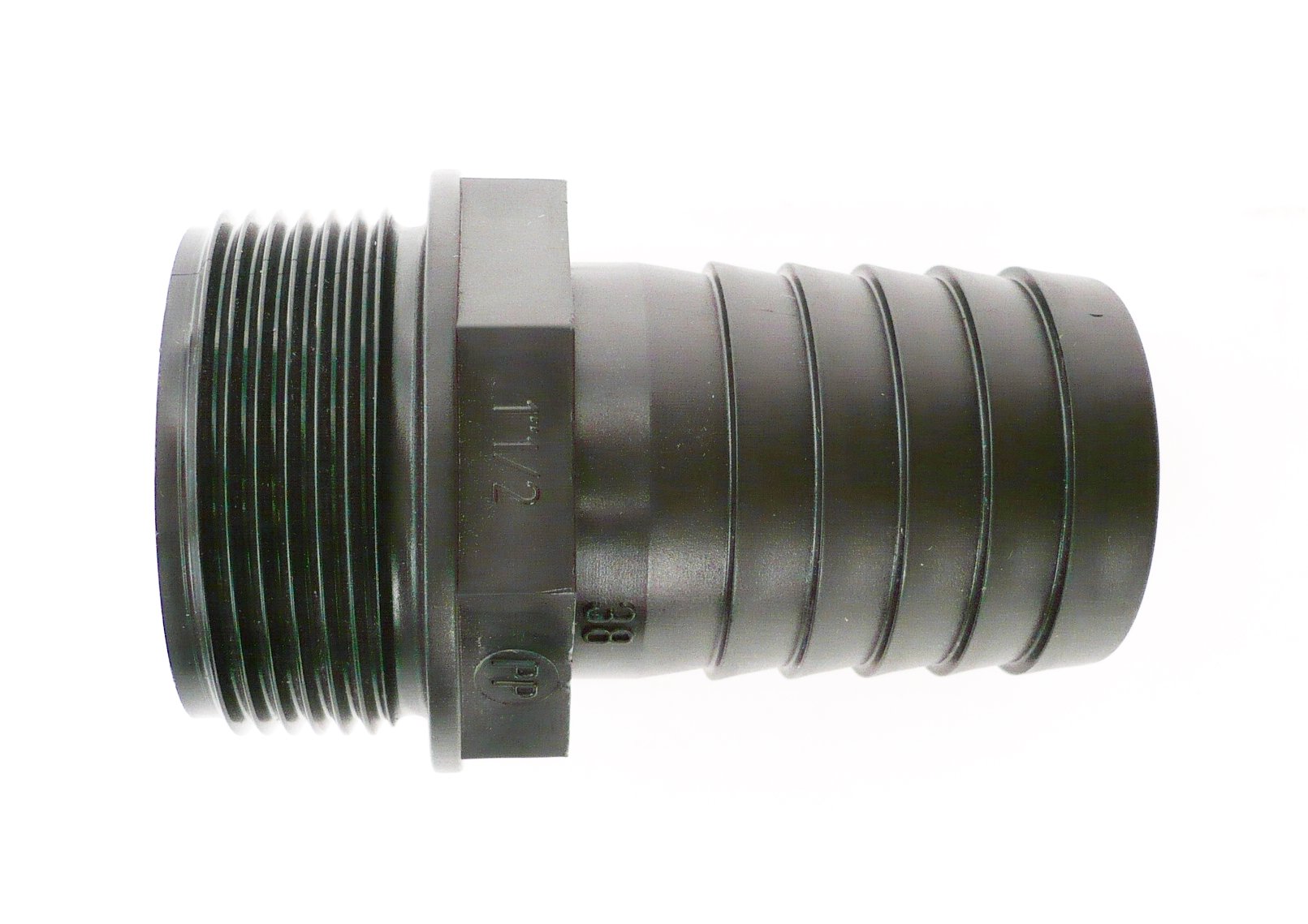 Farm & Field Hardware Men's Barbed Hose Tails To Bsp Thread. (38 Mm (1.1/2") X 1.1/2" Bsp Thread (Singles))