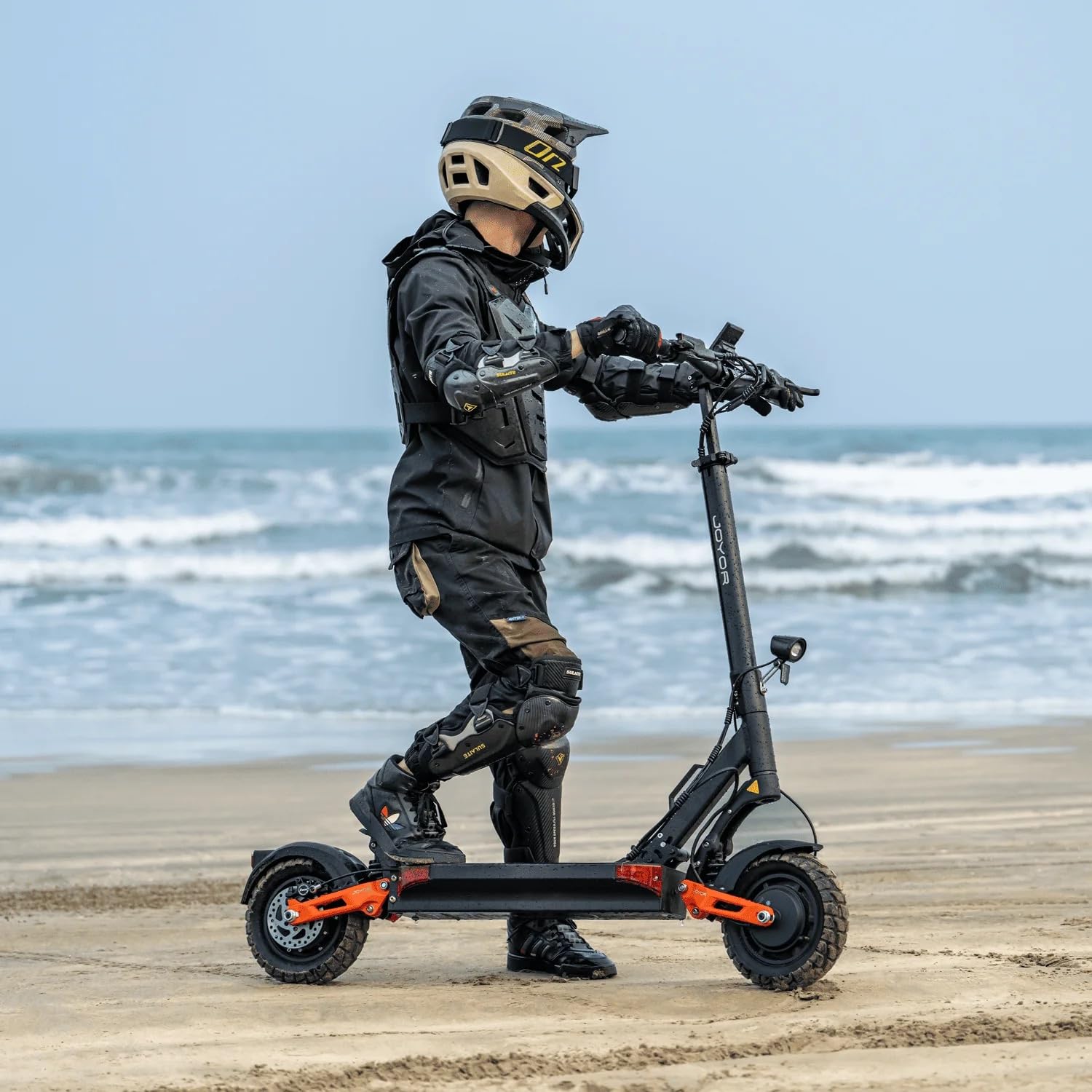 Joyor T10 para Adultos Profesional Todoterreno, Batería de 60V 18Ah, Motor de 2x1000W, Autonomía de 75 km, Neumáticos Todo Terreno, Freno hidráulicos, Luces de Giro