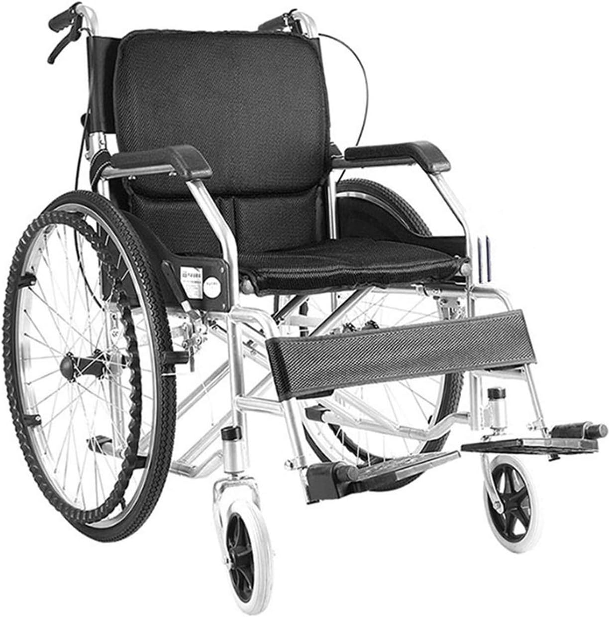 Folding Wheelchair Lightweight Aluminum Folding Transport