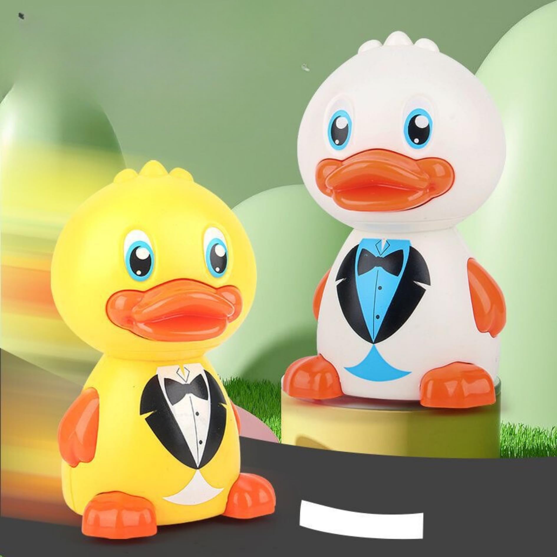 Jo Baby Press & Go Duck Crawling Toys for Kids Press and Go Animal Vehicle Toy for Toddlers and Kids Pack of 2 Pcs 3