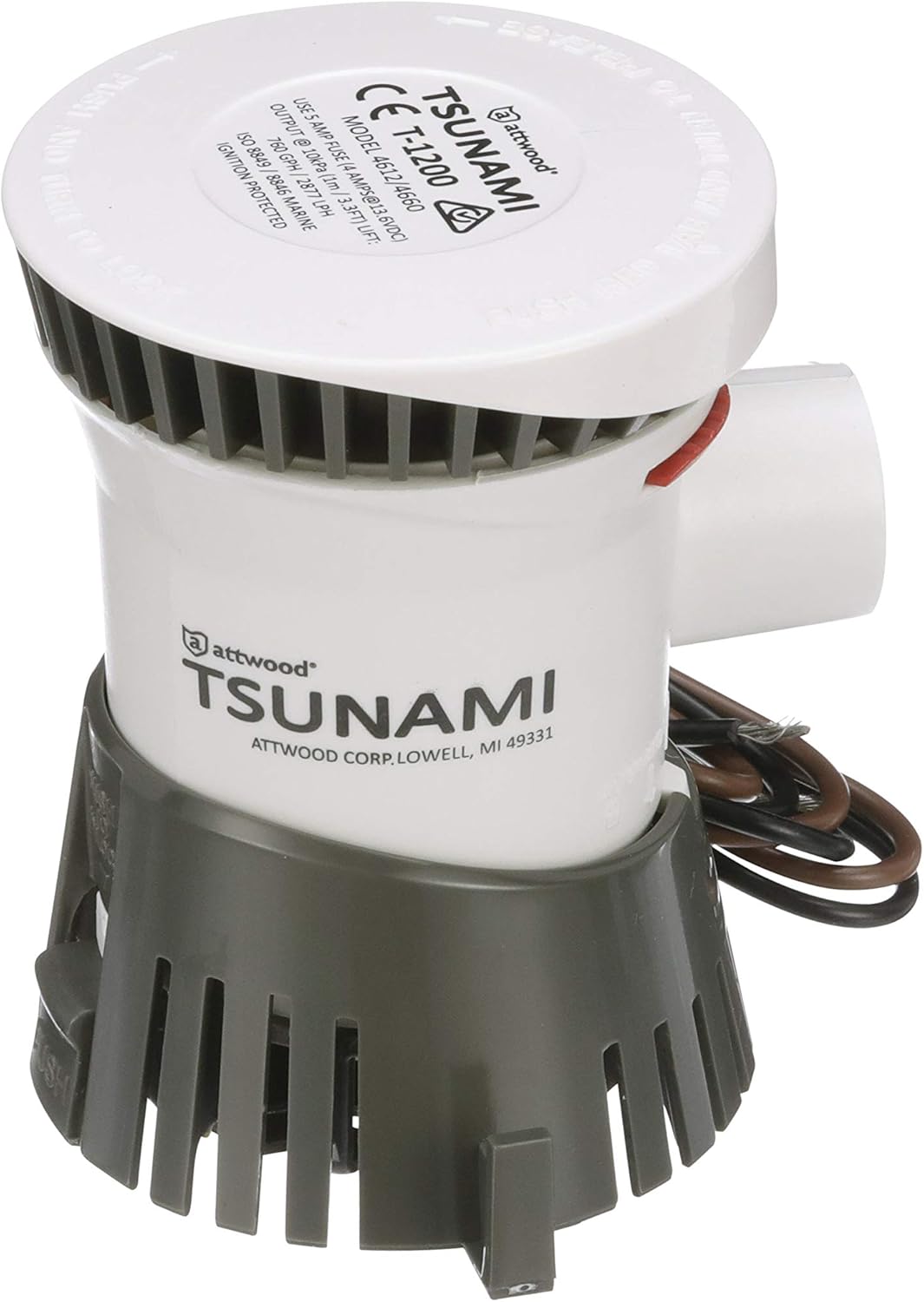 Boating Accessories New Bilge Pump 800gph Attwood/Swivl-eze 4608-7 : Everything Else
