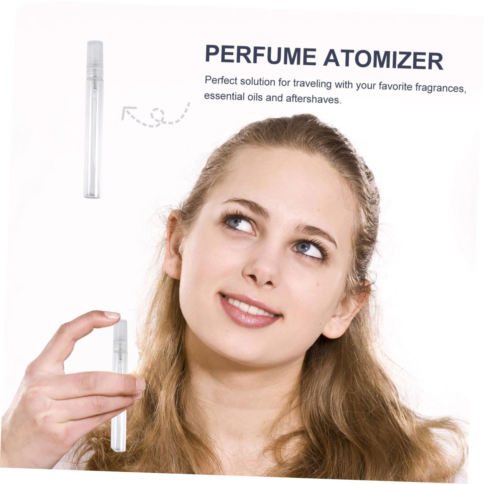 Ipetboom 36pezzi Flacone Vuoto Trasparente in Vetro per Campioni di Profumo Flaconi Spray Riutilizzabili per Viaggi Contenitori Cosmetici