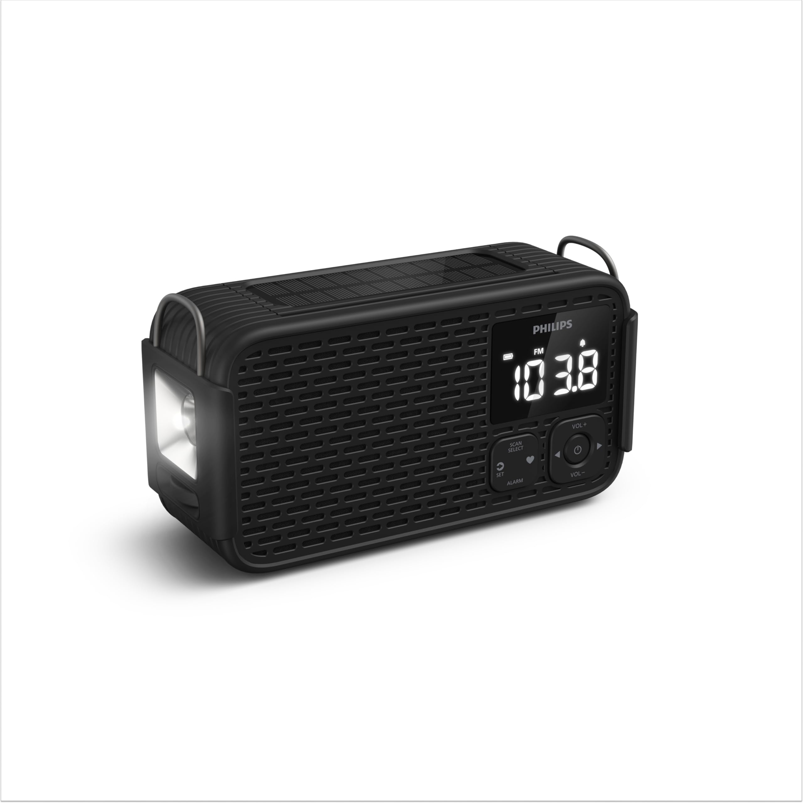 Philips TAR3500 Radio de Emergencia de alimentación múltiple con Am/FM, Sirena SOS y batería Externa