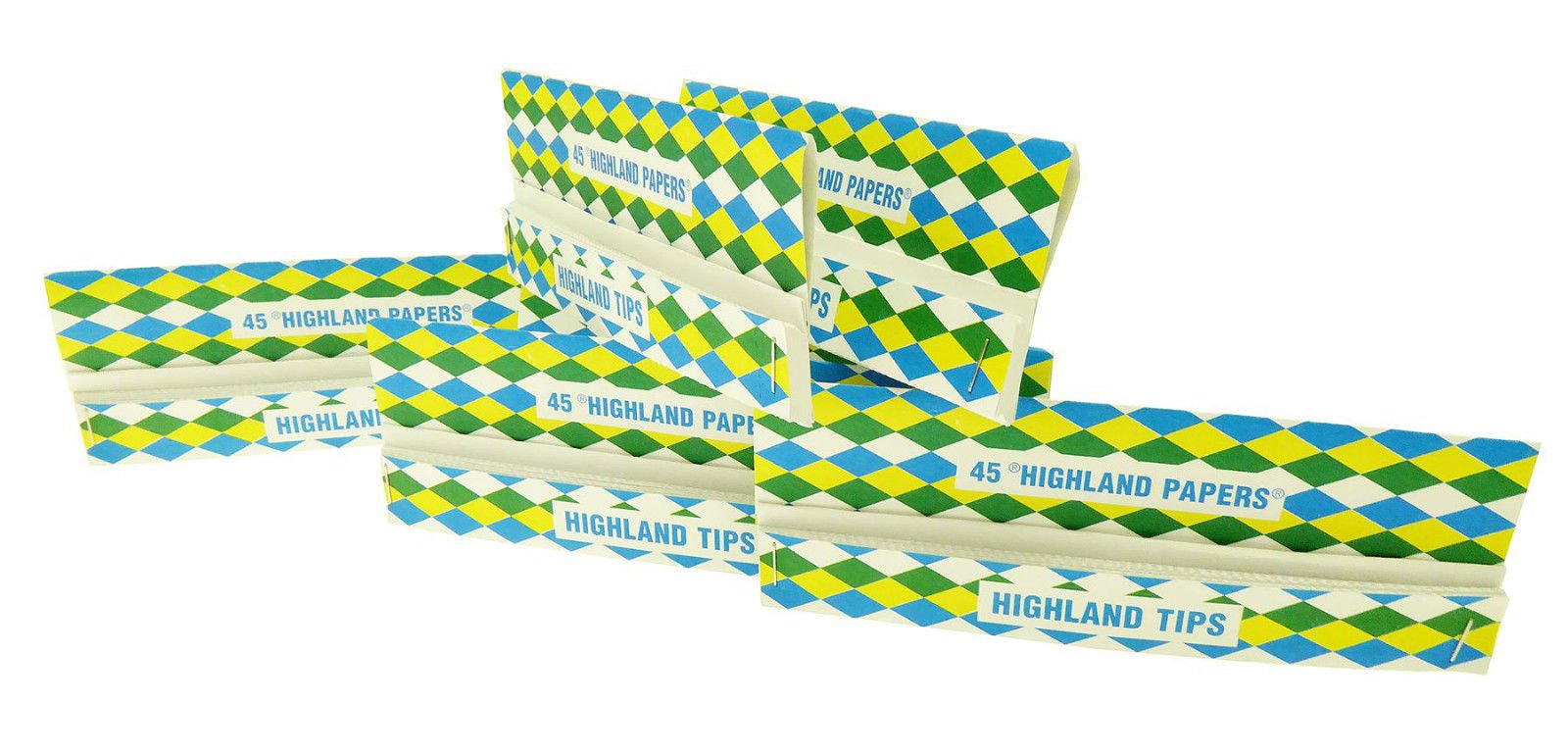 Highland Double Decadence Kingsize Rolling Papers & Tips by Lizzy® (6 Booklets)