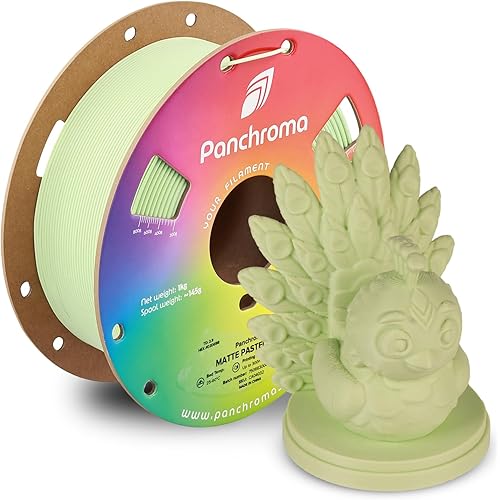 Polymaker Panchroma Matte PLA Filament, Pastel Mint 1.75mm 1kg 3D Printing Filament, Formerly Polyterra Matte, Fit Most FDM 3D Printers, 1kg Spool (2.2lbs)