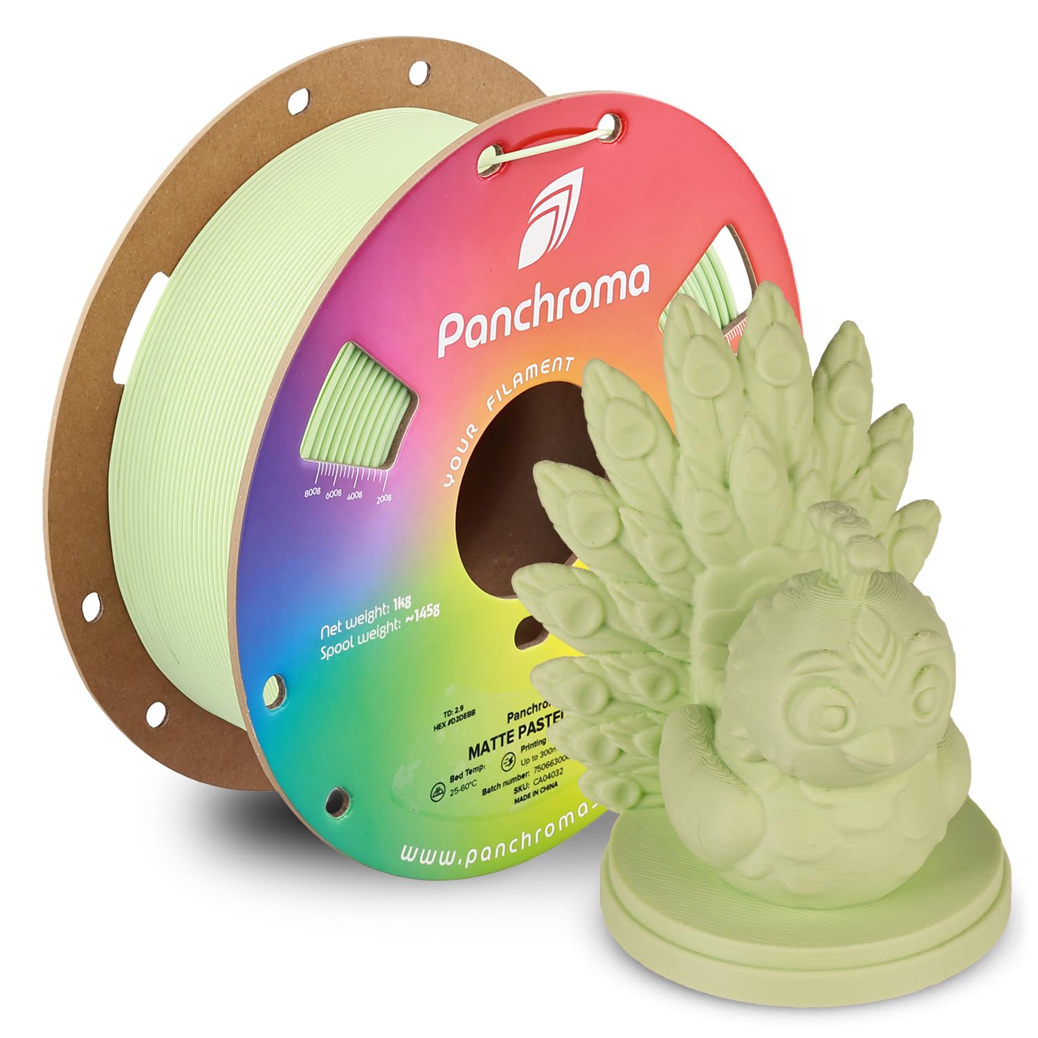 Amazon.com: Polymaker Panchroma Matte PLA Filament, Pastel Mint