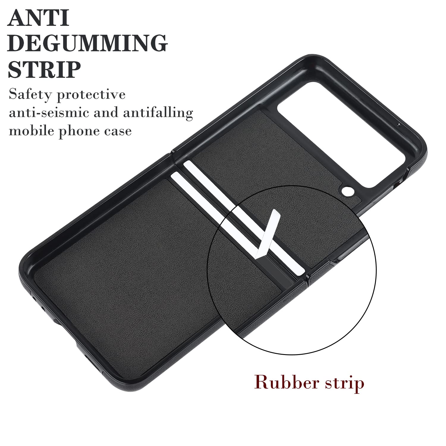 Asuwish Phone Case for Samsung Galaxy Z Flip 4 5G 2022 Cover with