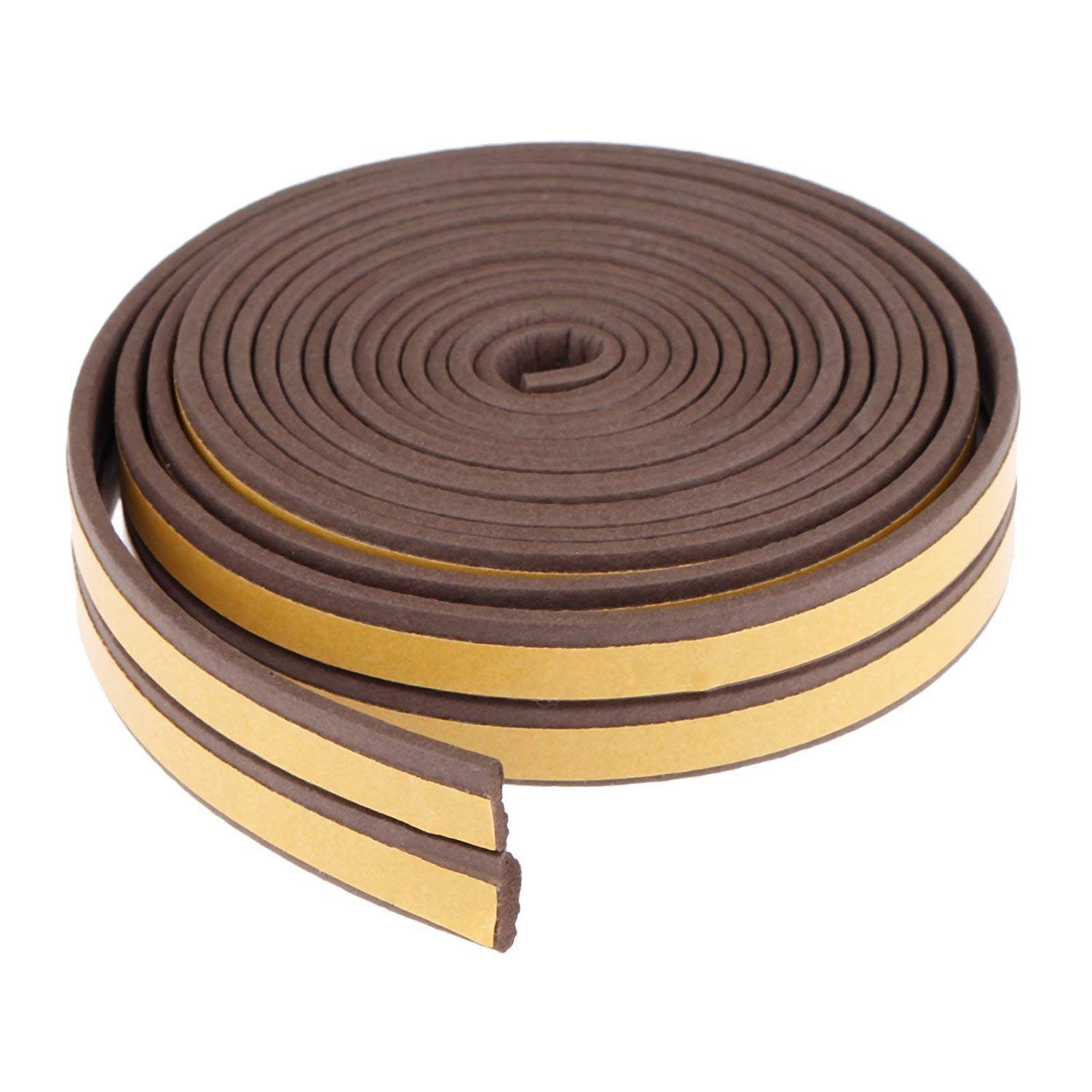 PARC 6 meters I-type Medium Gap 1mm-2mm Self Adhesive Weather Strip Seal Door Window Fitting Brown (B08X1JGJLL) Amazon Price History, Amazon Price Tracker