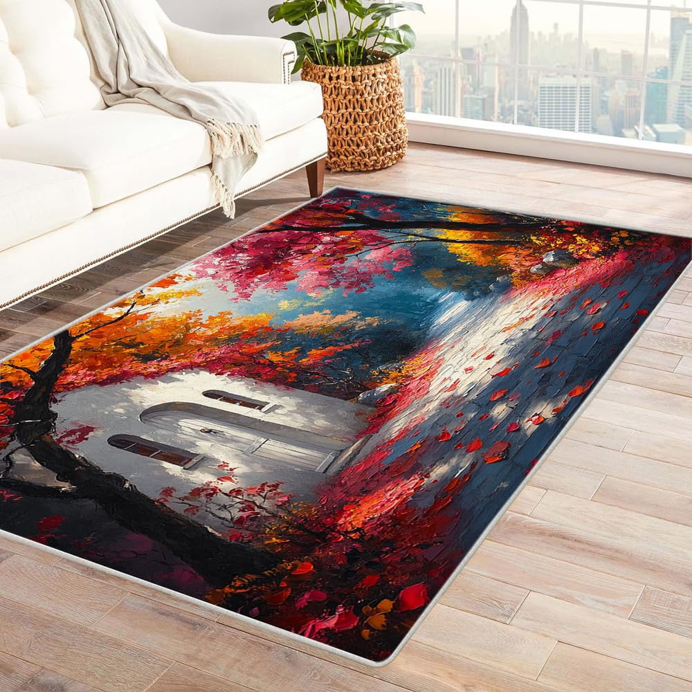 Tapis 3D d'allées colorées pour illuminer le sol de votre chambre