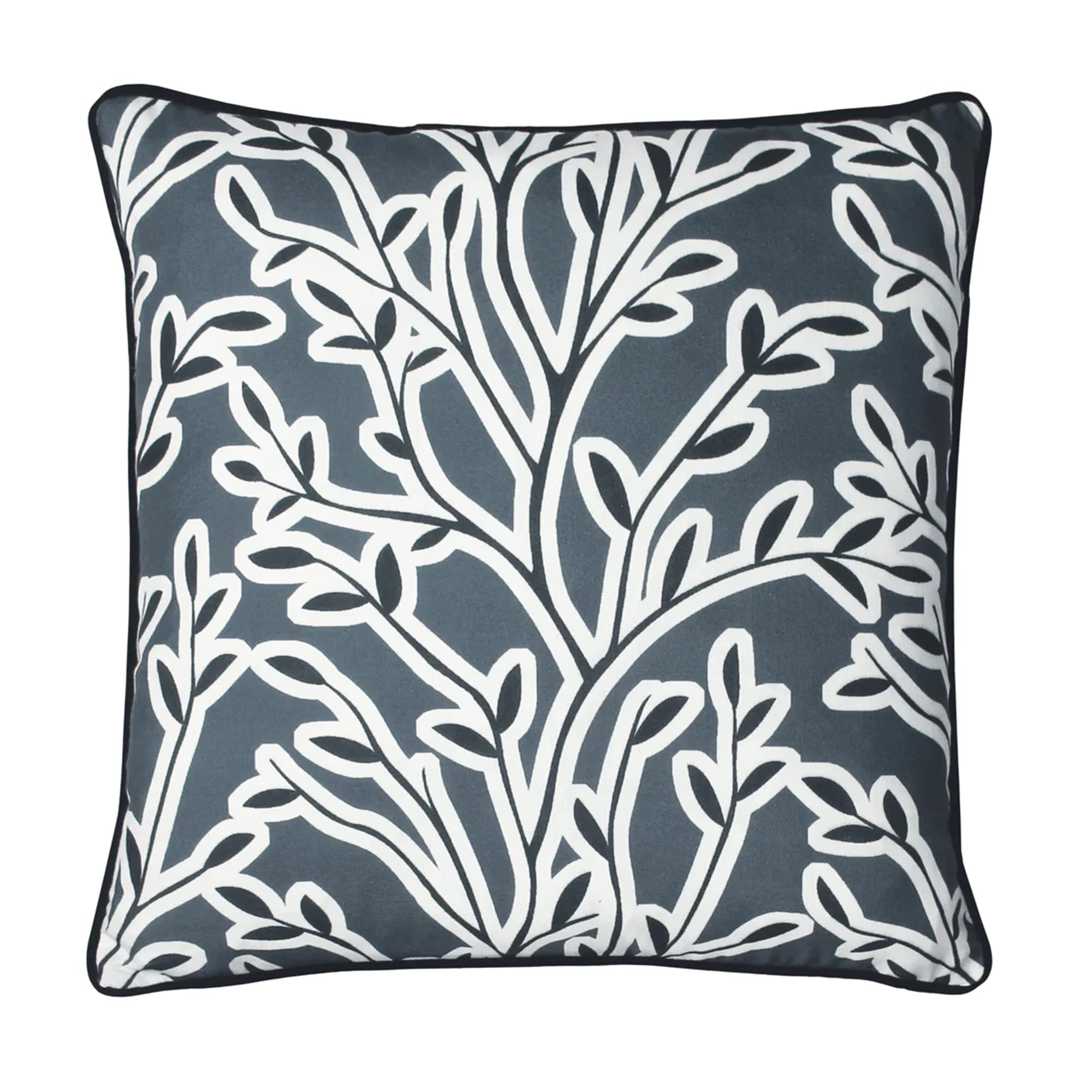 furn. Annika Cushion Cover, Polyester, Slate Blue