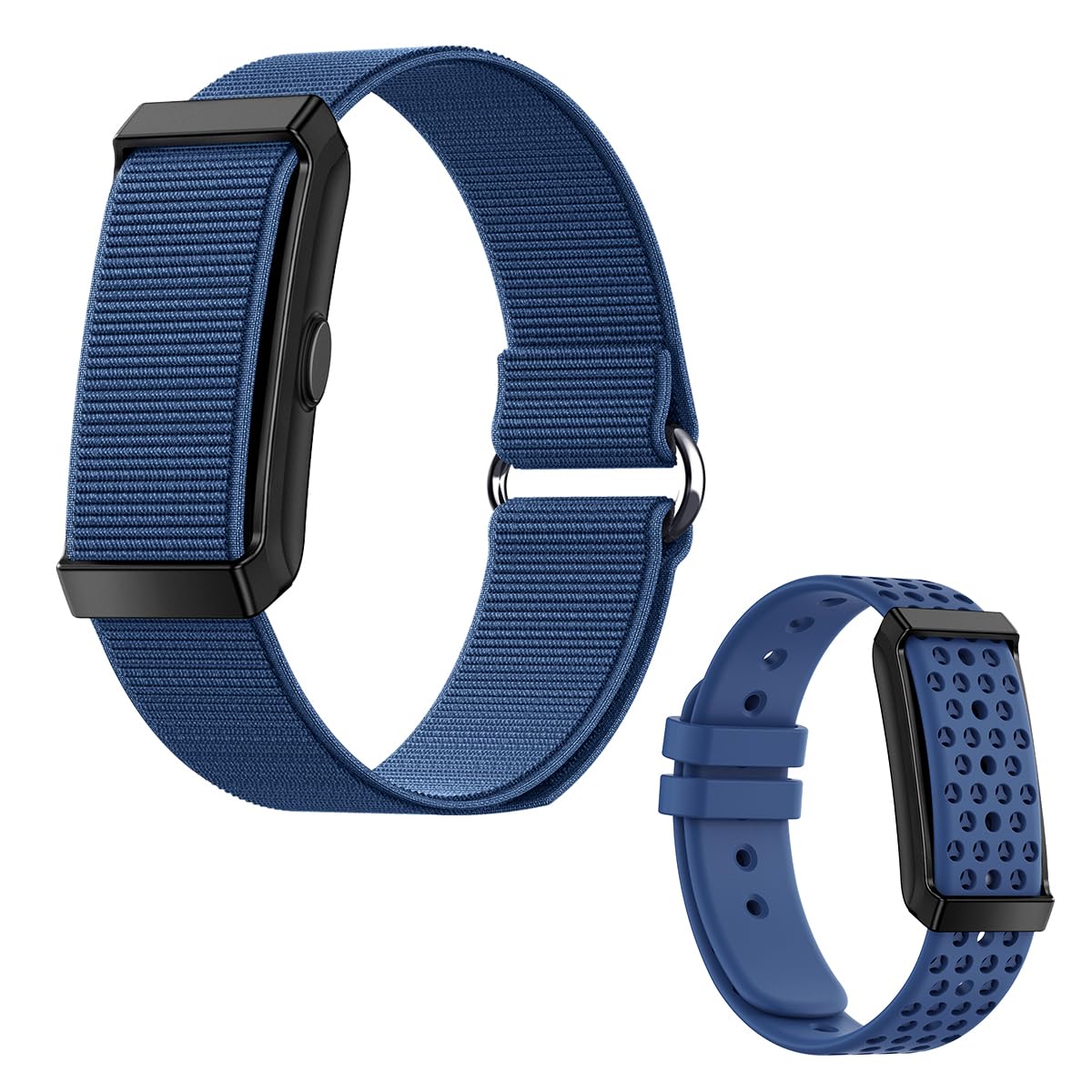 pTron Reflect ACE Smart Fitness Band w/ 45 Days Battery Life, 112 Sports Modes, Heart Rate, SpO2, Stress, Sleep Tracking, HRV, Smart Notifications, 1-Key Measurement, Nylon & Silicon Straps (Blue)-picture-14