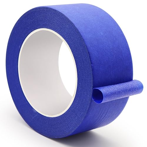 Cinta adhesiva de 2 pulgadas de ancho, cinta azul para pintores, cinta de uso general para pintura de pared del hogar, edificio, papelería escolar, disponible en Yaxa El Salvador
