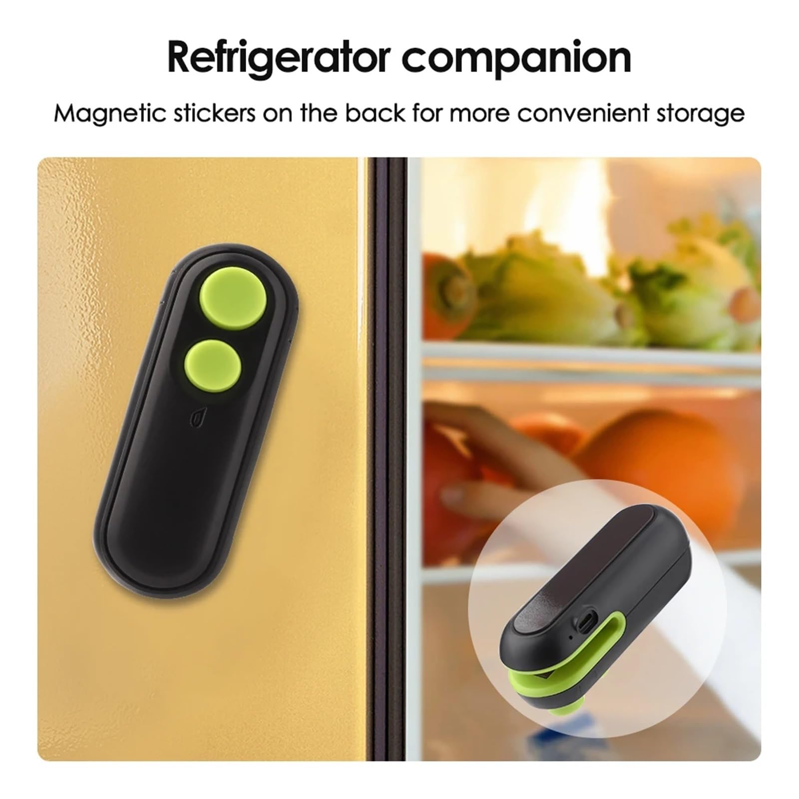 Sigillatura dei sacchi Macchina sigillatrice, Macchina sigillatrice ricaricabile Snack a pressione manuale Sacchetto di plastica Dispositivo termosaldante Conservazione alimentare portatile for picco