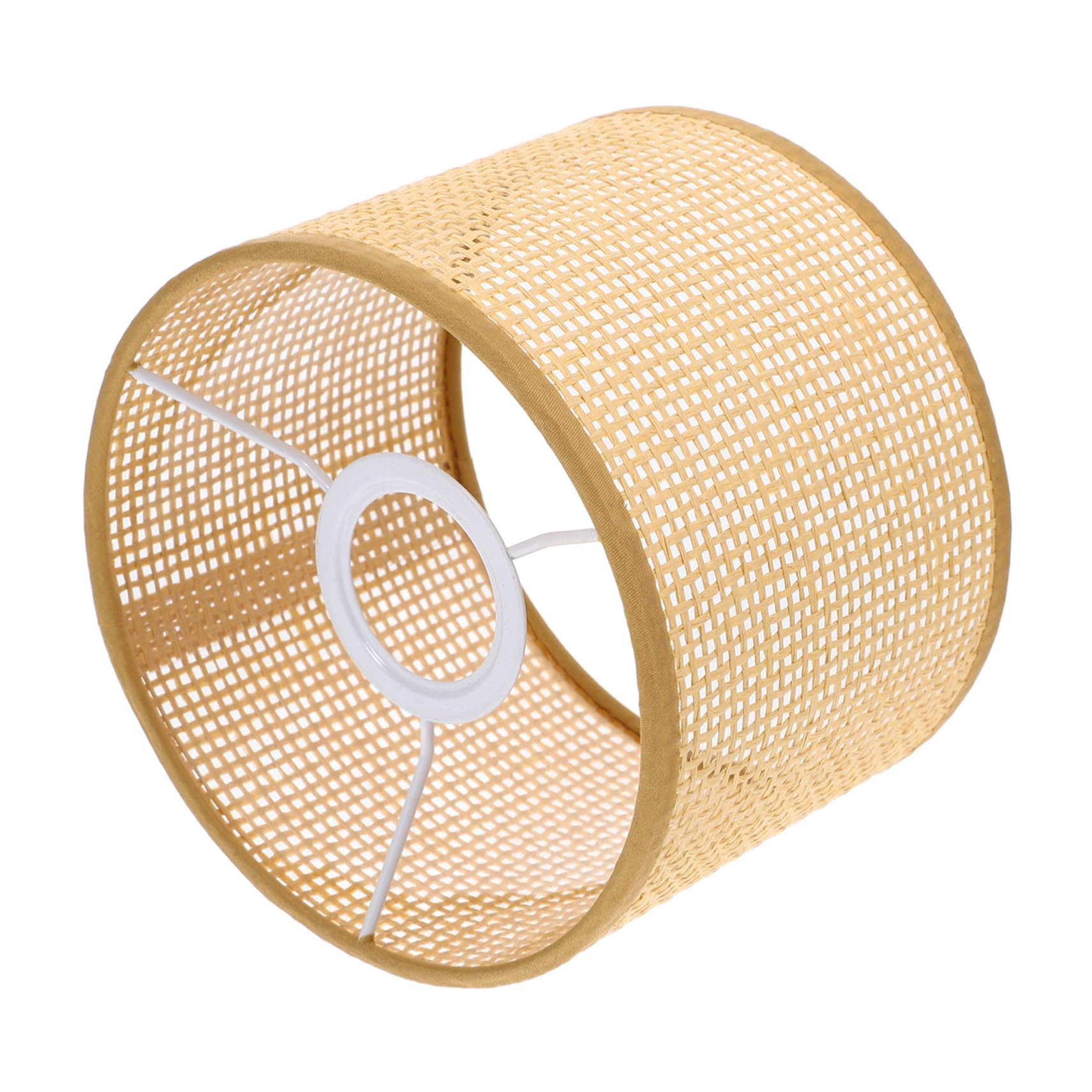 KICHOUSE Straw Lampshade for Floor Lamps Wicker Ceiling Light Shade Rattan Lamp Cover