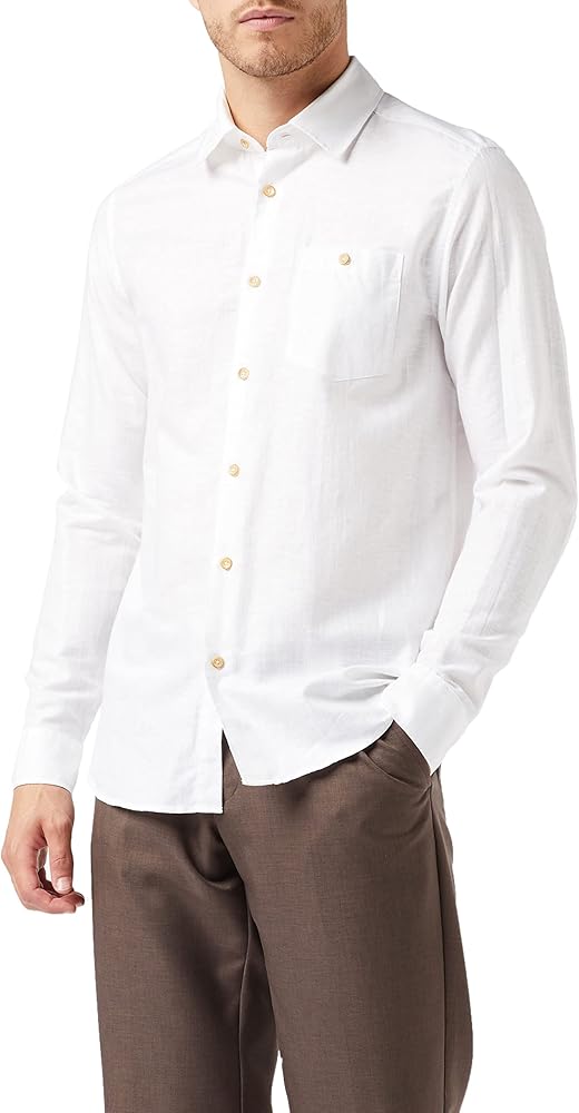 ted baker white linen shirt
