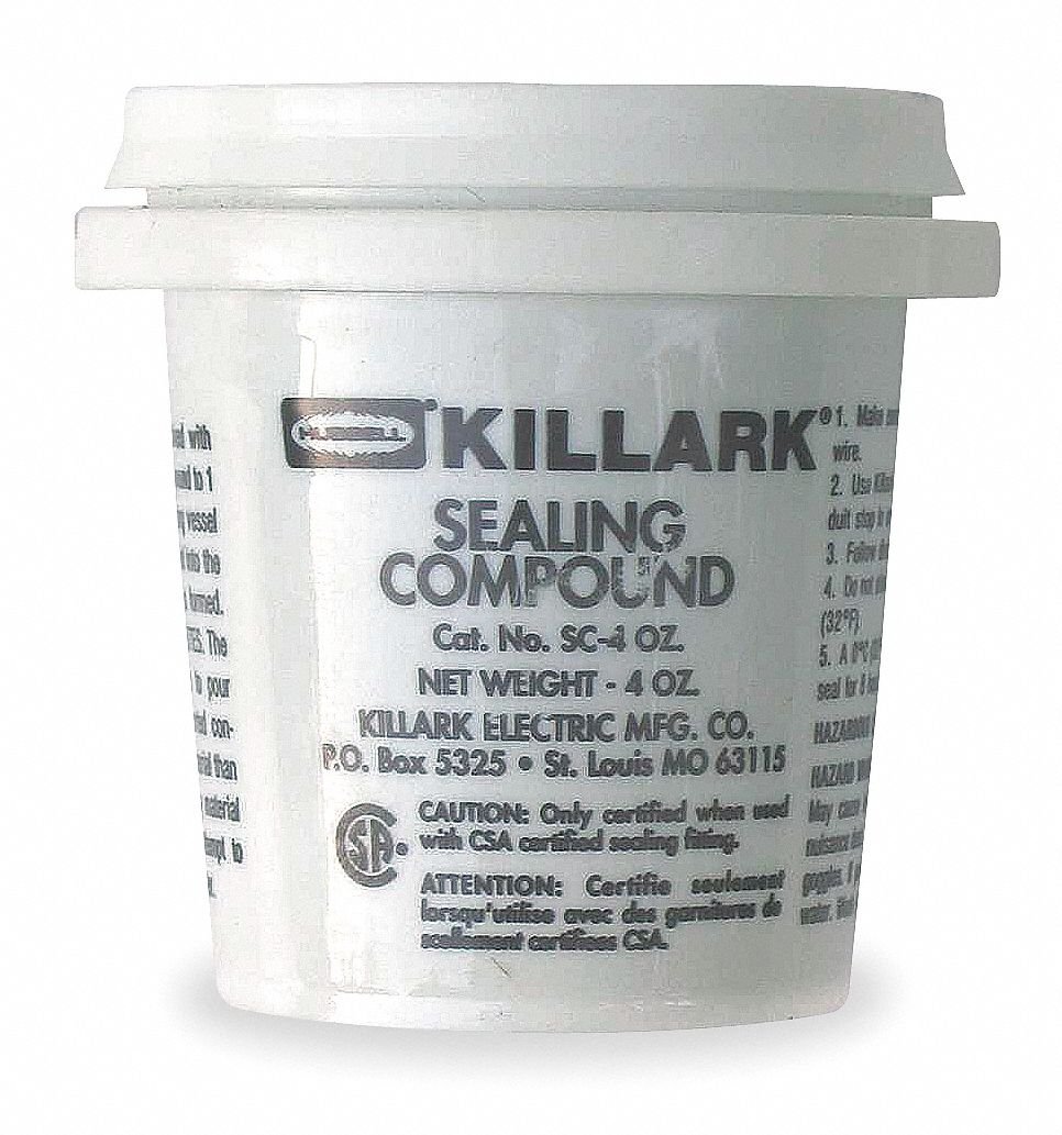 Hubbell KILLARK Sealing Compound, 4 Oz