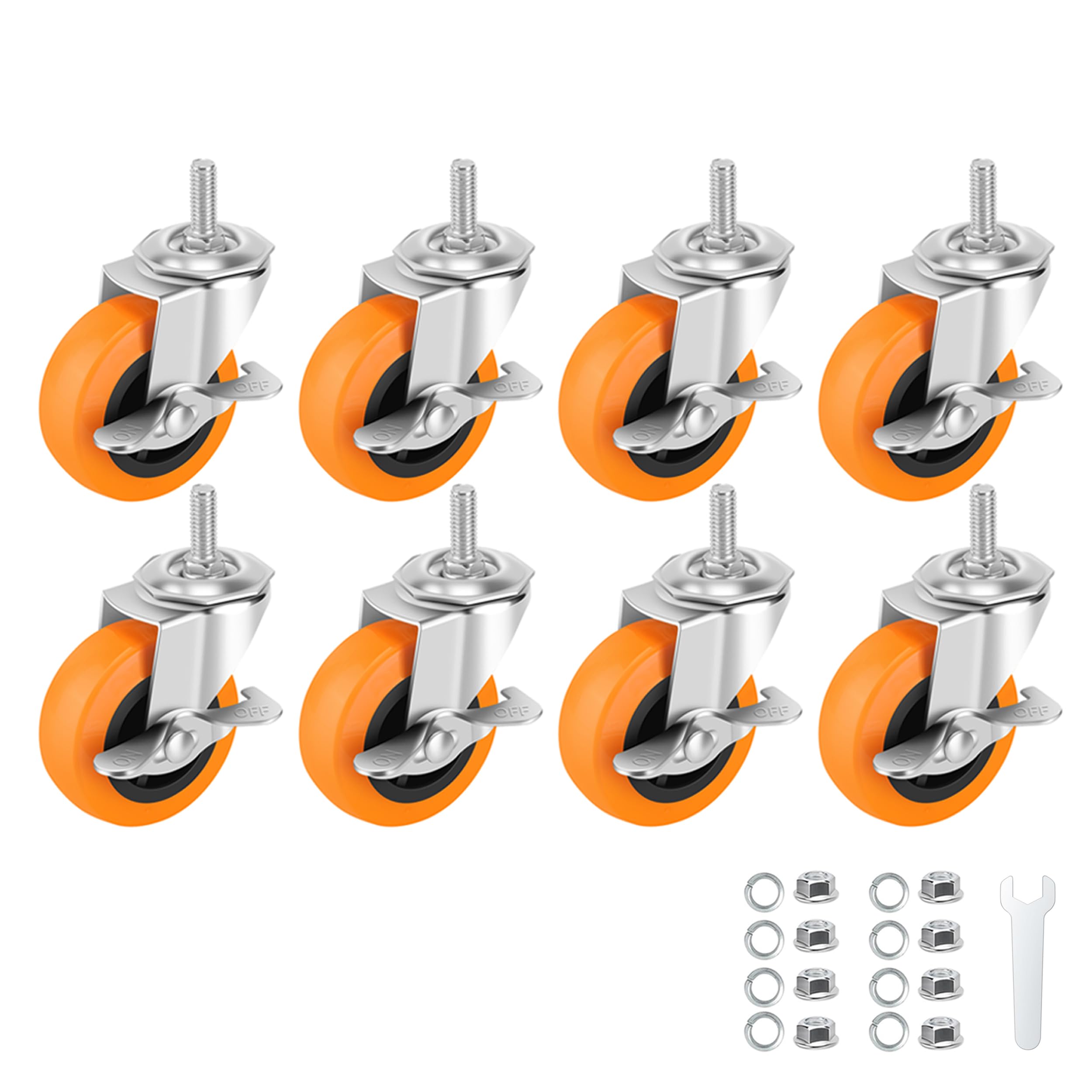 Heavy Duty Caster Wheels - Locking & Swivel -10 Heavy Duty Caster Wheels - Locking & Swivel -10