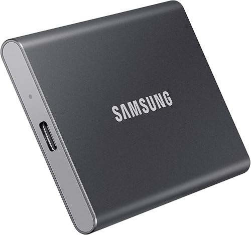 Samsung T7 Portable SSD - 2 TB - USB 3.2 Gen.2 External SSD Titanium Grey (MU-PC2T0T/WW) - 4