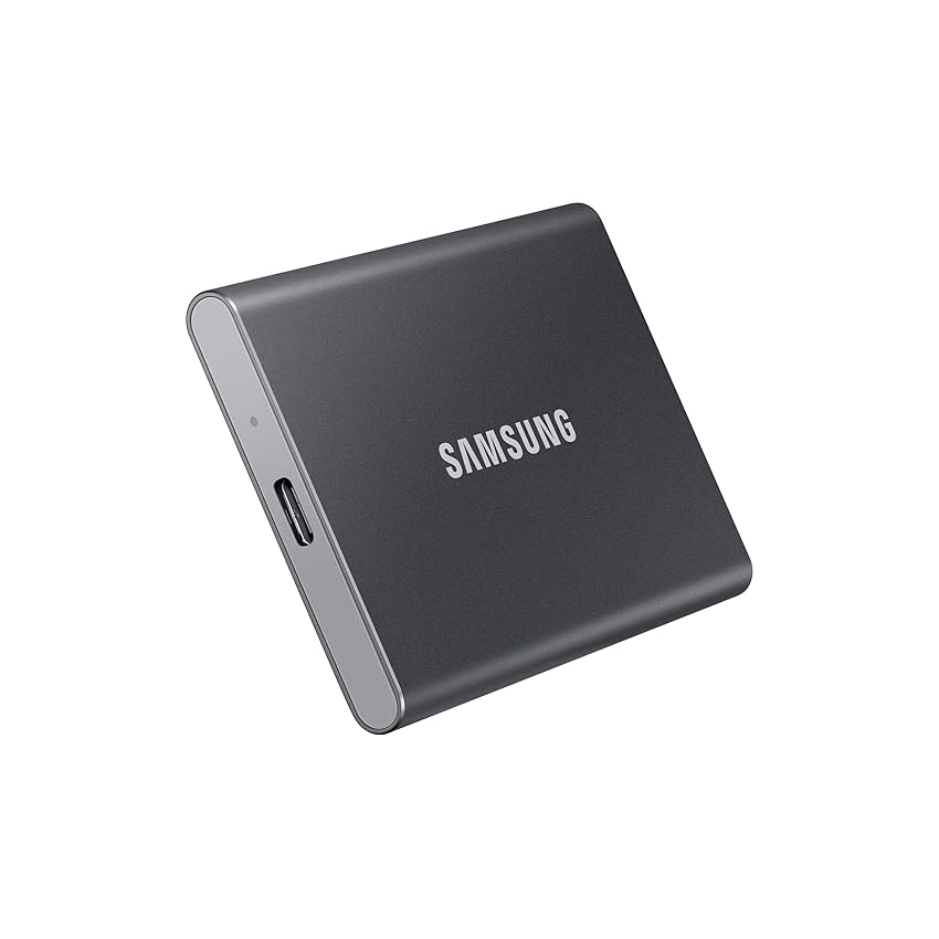 Immagine del prodotto Samsung MU-PC1T0T/WW T7 - SSD Esterno Portatile da 1 TB, USB 3.2 Gen 2, 10 Gbps, Tipo-C, Grigio Titanio