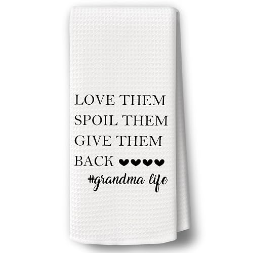 Grandma Gifts Kitchen Towels Decor - Grandma Gifts from Grandchildren