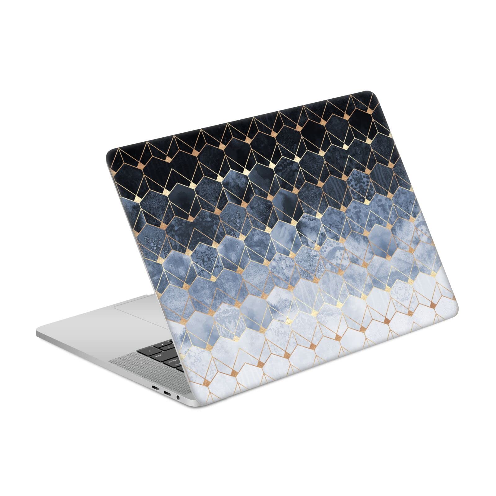 Skin vinyle pour MacBook Pro 15.4 avec design hexagones et diamants