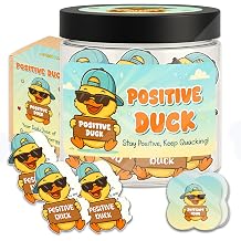 60 Positive Duck Cards Jar, Affirmation Cards For Women, Best Friend Gift, Positive Duck Decor, Duck Gifts for Women, Duck Lovers, Positive Duck