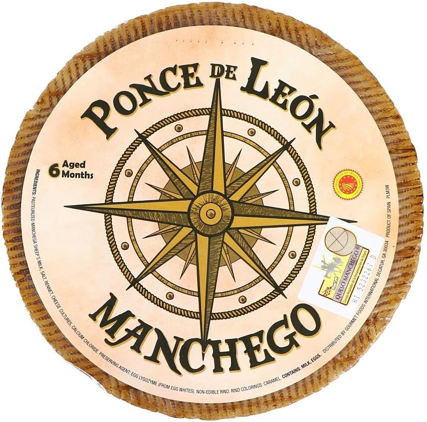 EDUPET Manchego DOP 6 Month Wheel (7 LBS Approx)