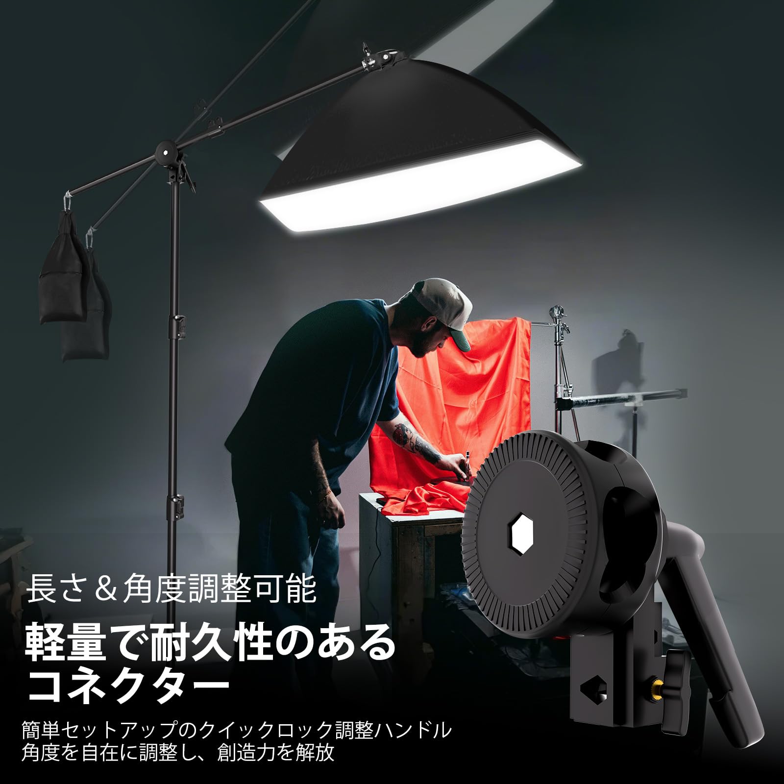 Amazon | ソフトボックス 85W 撮影用ライト 撮影照明 50x70cm