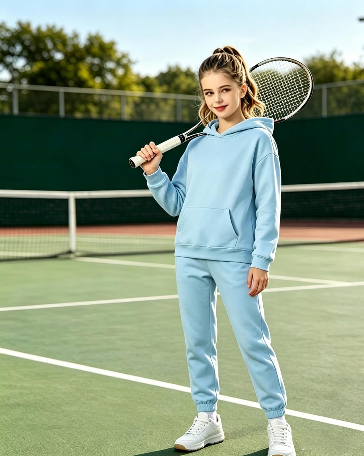 ACEFAST INC Girls Boys Tracksuit Pullover Hoodie Jogging Pants Set 2 Pieces Sweatsuit for Kids Fashion Sweatshirt Set