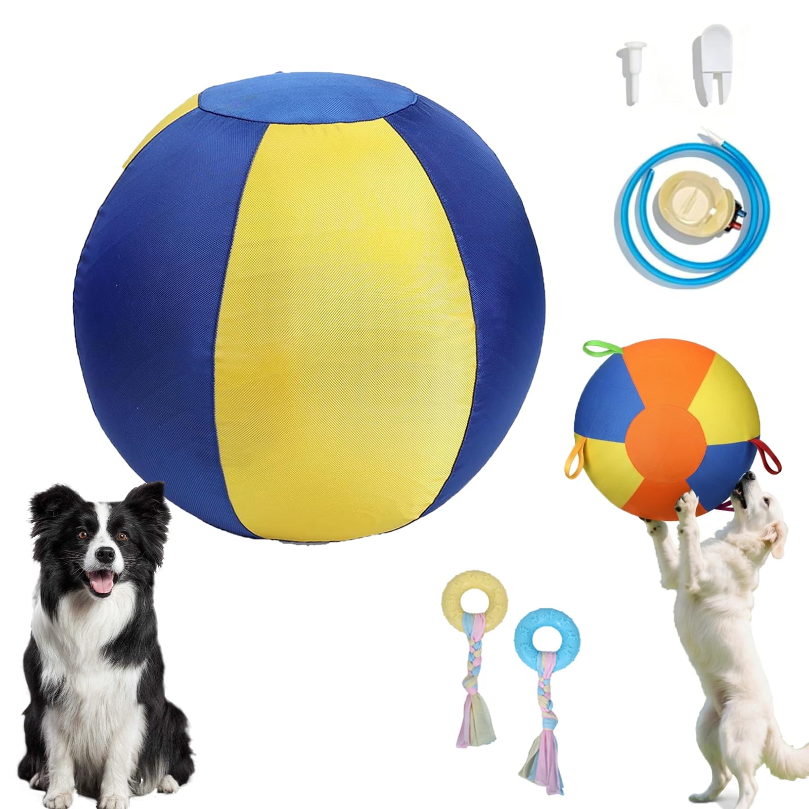 Anti-éclatement Curveaball Chien : la solution contre la destruction des jouets extérieurs de 25cm