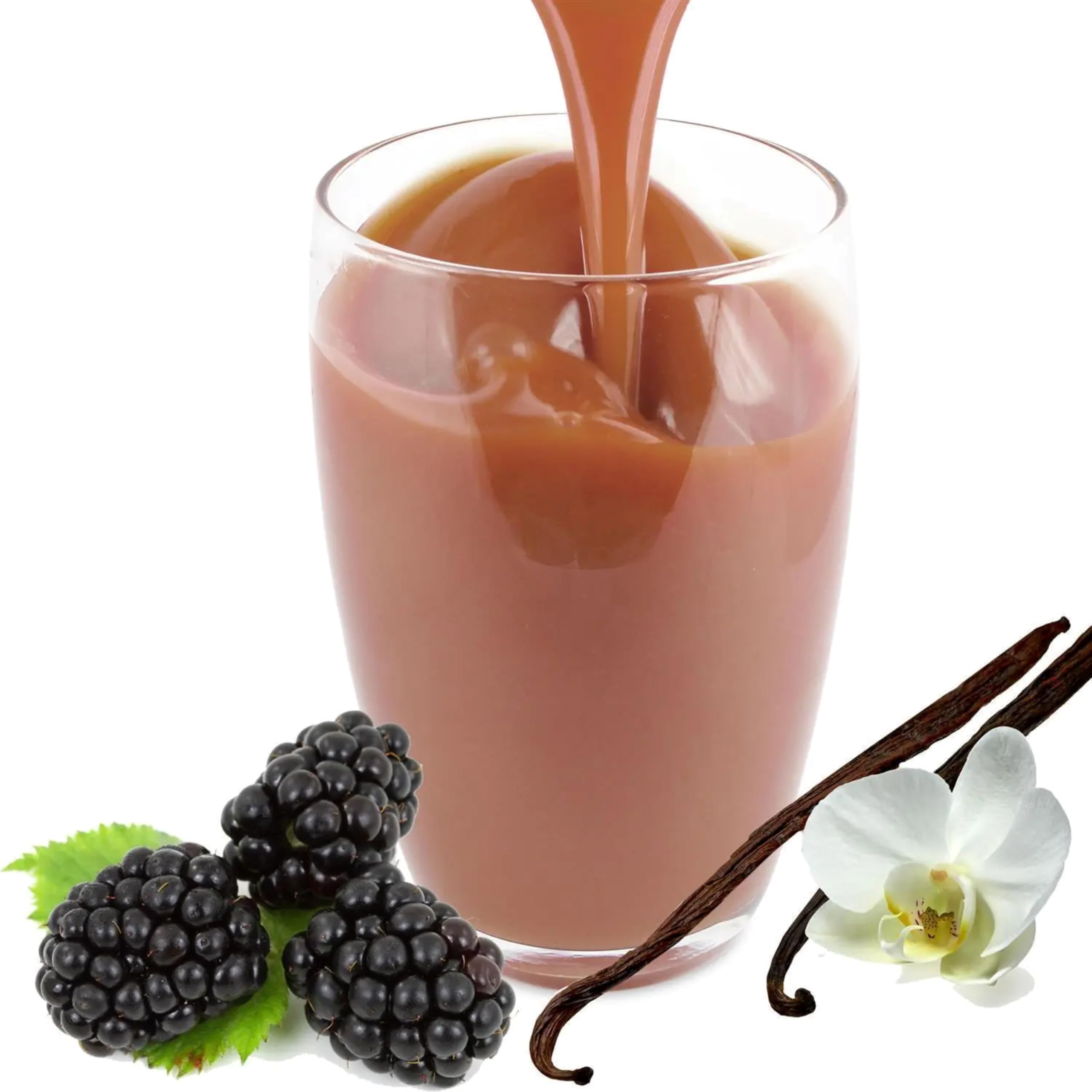 Luxofit Brombeer Vanille Schoko Isotonisches Getränkepulver, Fitnessdrink mit Geschmack, Elektrolytgetränk, Sporternährung mit L-Carnitin, Natürliche Farbstoffe (10 Kg)