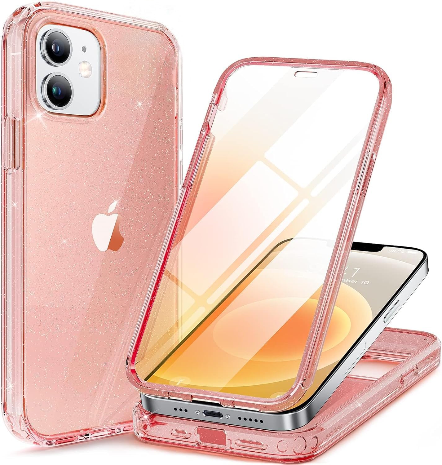 Miracase Magnetic Case for iPhone 17 Case, [Bubble Free] Built-in Glass Screen Protector+ [New Camera Control Button], Full Body Bumper Compatible with MagSafe, Drop Proof 17 Cover,6.3-inch (Black) — view 167
