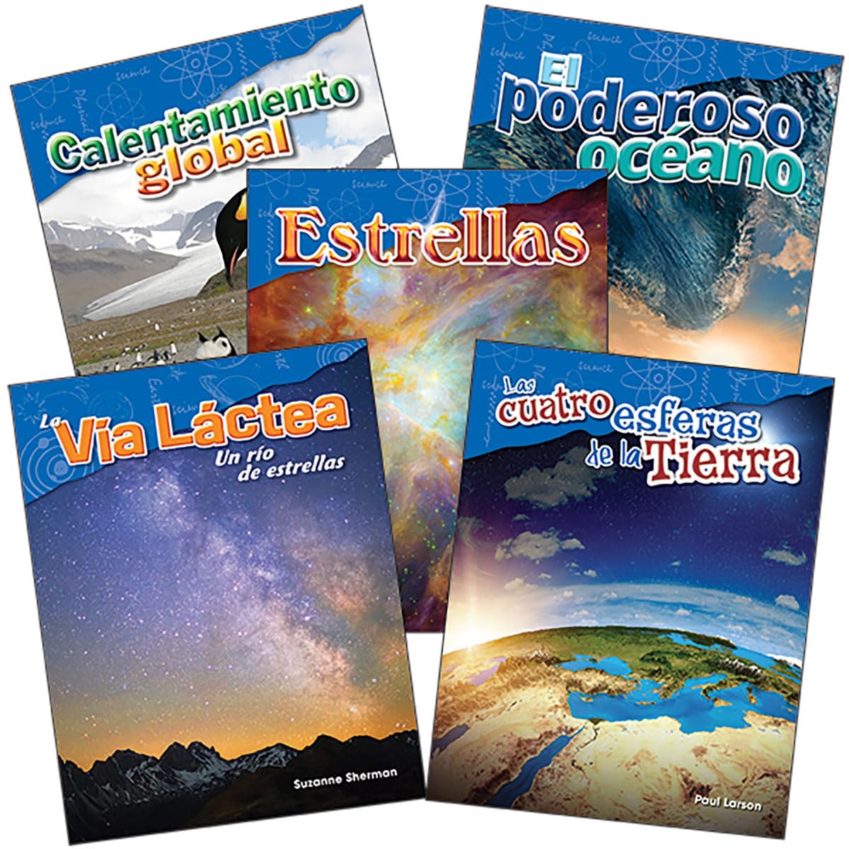 Earth and Space Science Grade 5 Spanish: 5-Book Set (Science: Informational Text) (Spanish Edition)